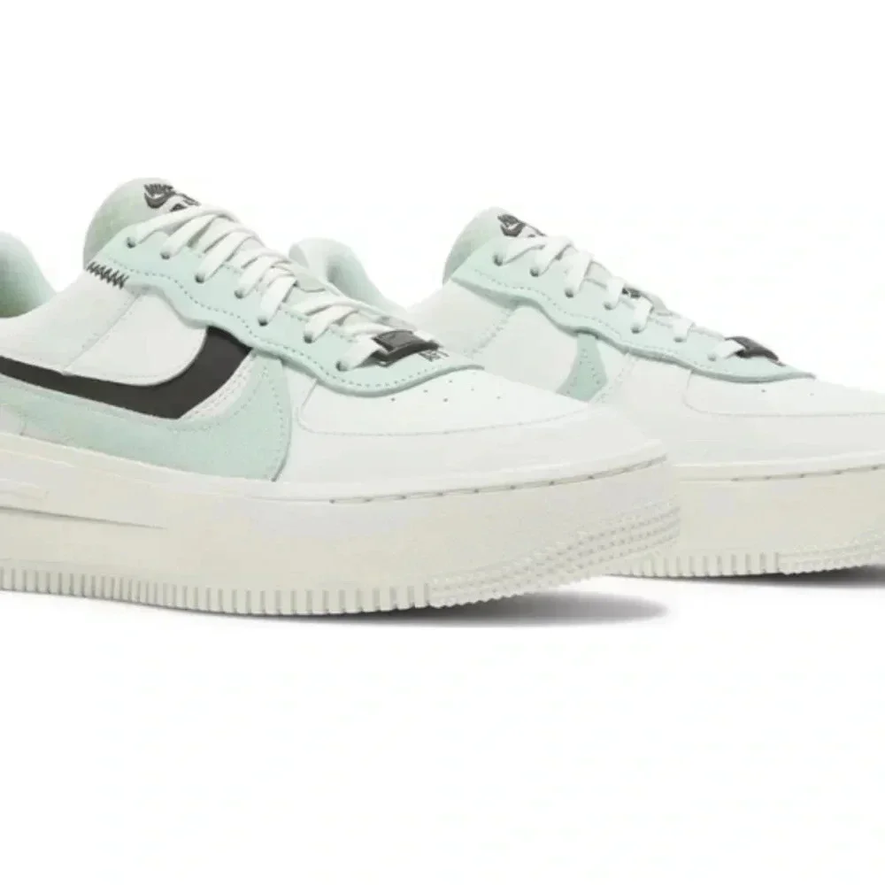 Nike Air Force 1 Low PLT.AF.ORM Sneakers Size 8 Barely Green Brown Mint Y2K
